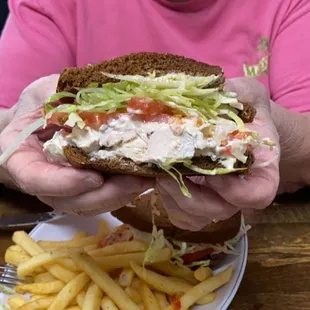 Chicken salad sandwich