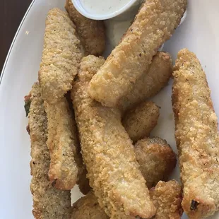 Fried pickle spears