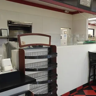 the counter and counter area