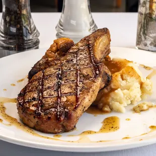 Applewood Smoked Pork Chop