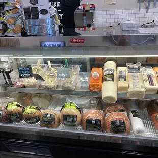 Meat and cheese case