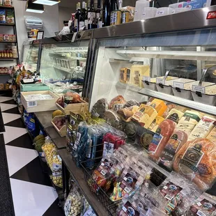 a variety of foods