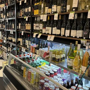 a variety of wines
