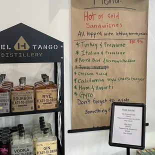 Rotating menu