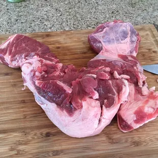 &quot;Butchered&quot; leg of lamb!