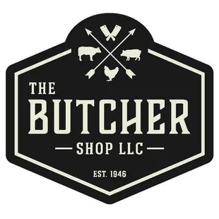the butcher shop logo