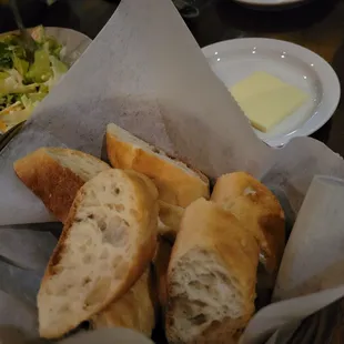 Bread with strange butter square