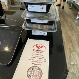 To go prepared meals.