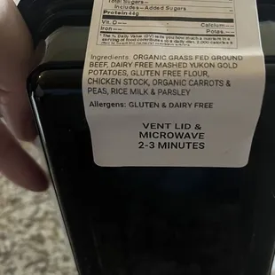 Pricing &amp; heating instructions