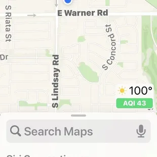 NE of Lindsay and Warner; Only location;  They moved from Greenway