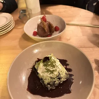 CHOCOLATE MATCHA CAKE