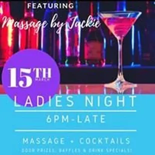 Join us for Ladies Night this Friday the 15th!