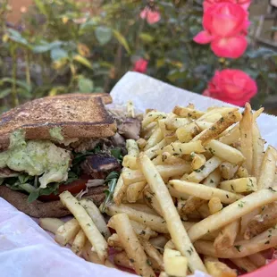 Chicken Parm Sandwich- I think? It was delicious and had jackfruit instead of "chicken."