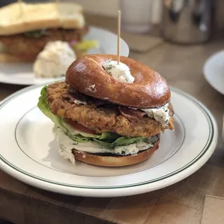 Fried Chicken Bagelwich
