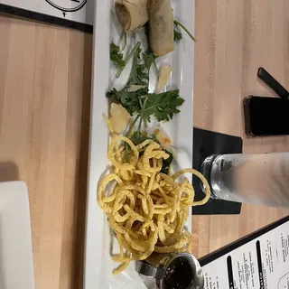 French Dip Spring Rolls