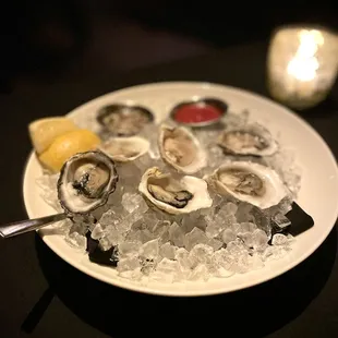 Half dozen kushi oysters