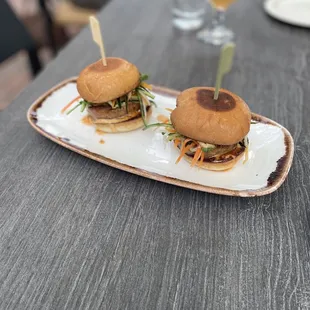 Thai Shrimp &amp; Pork sliders