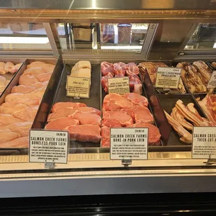 Really good bone in pork chops and other piggy cuts.