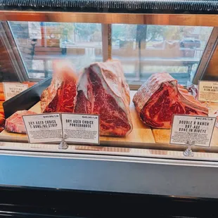 Dry-aged steaks