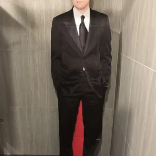 For viewing pleasure in the ladies restroom stall