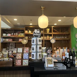 a view of the counter