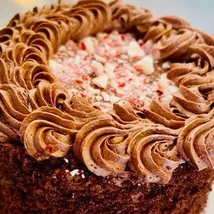 Chocolate Peppermint Baby Cake