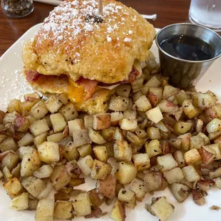 French Toast Biscuit Sandwich