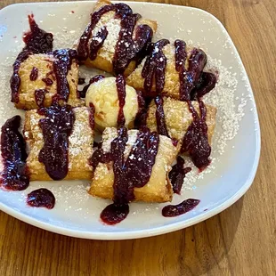 Raspberry Beignets