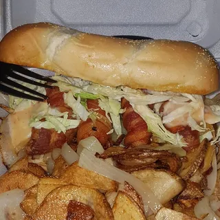 Prawn Po' Boy Sandwich