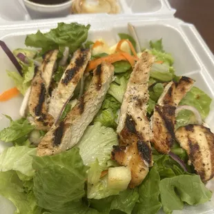 Teriyaki Chicken Salad to go