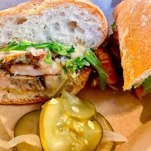Porchetta sandwich