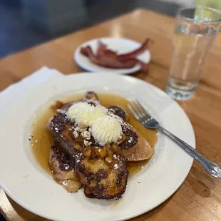 Maple Peach French Toast