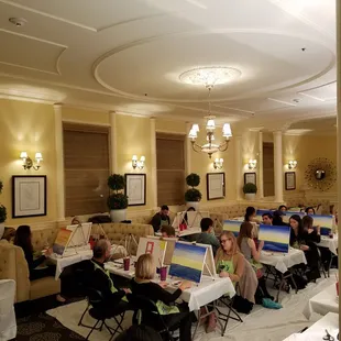 Drink and paint night!