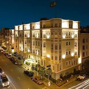 Hotel Majestic - exterior night view