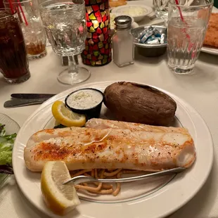 Exquisite service from a pro and a lovely plate.