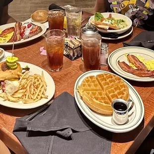 Breakfast with the kids.