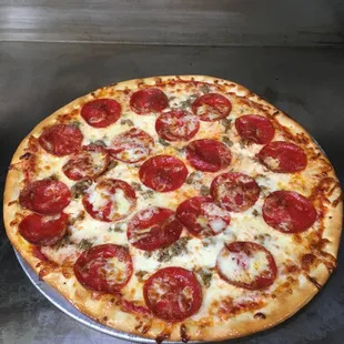 Classic 16" Sausage and Pepperoni on a New York Crust