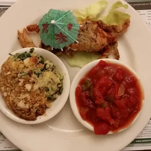 Grammy had the soft shell crab. June 24, 2017