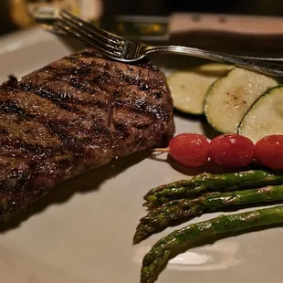 Ribeye and Veggie Side