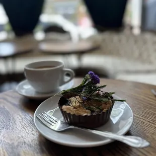 Vegan blueberry cobbler