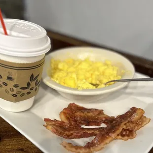 bacon and eggs
