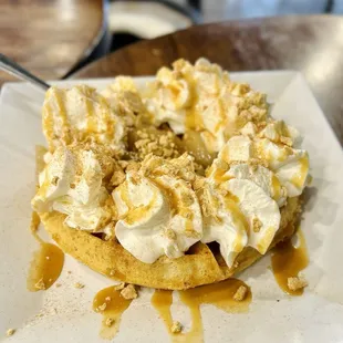 Caramel Apple Pie Waffle