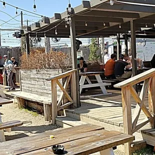 Outside seating
