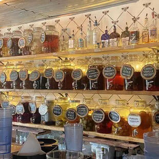 All the infused spirit options!