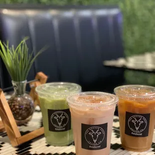 Matcha, Chai, The V Cold Brew