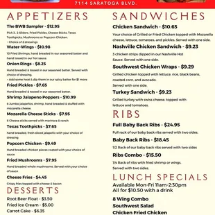 Menu...