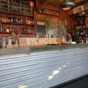 Bar area.