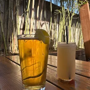drink, tacos