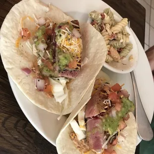 Blackened Tuna Tacos!