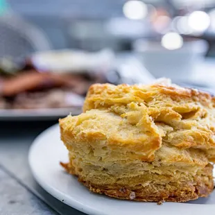Brunch Menu: Buttermilk Biscuits &amp; Honey Butter ($7)